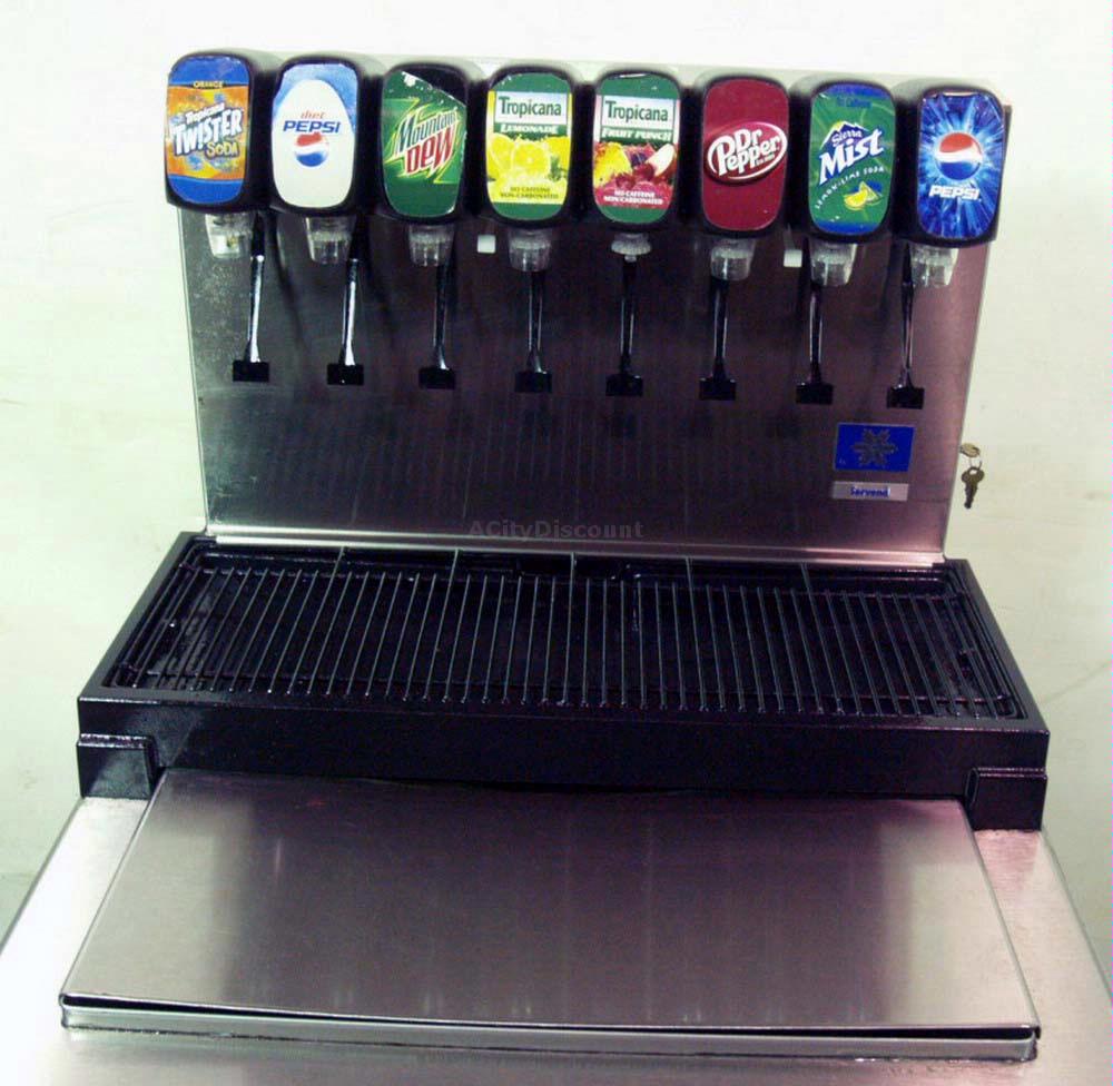 Used McCann 161321 Commercial 8 Head Soda Beverage Dispenser w/ Ice