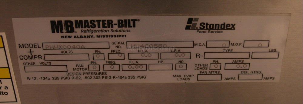 Master-Bilt V30LC082XX - Item 133288
