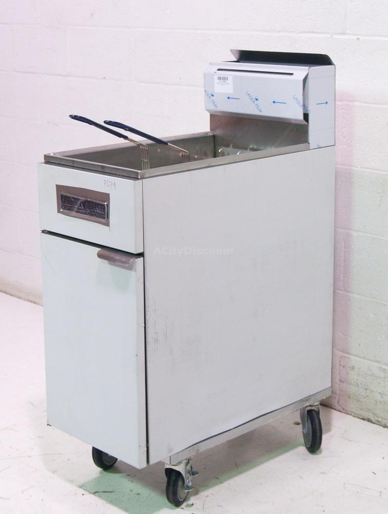 American Range AF45 45lb LP Gas Commercial Deep Fryer Heavy Duty NSF