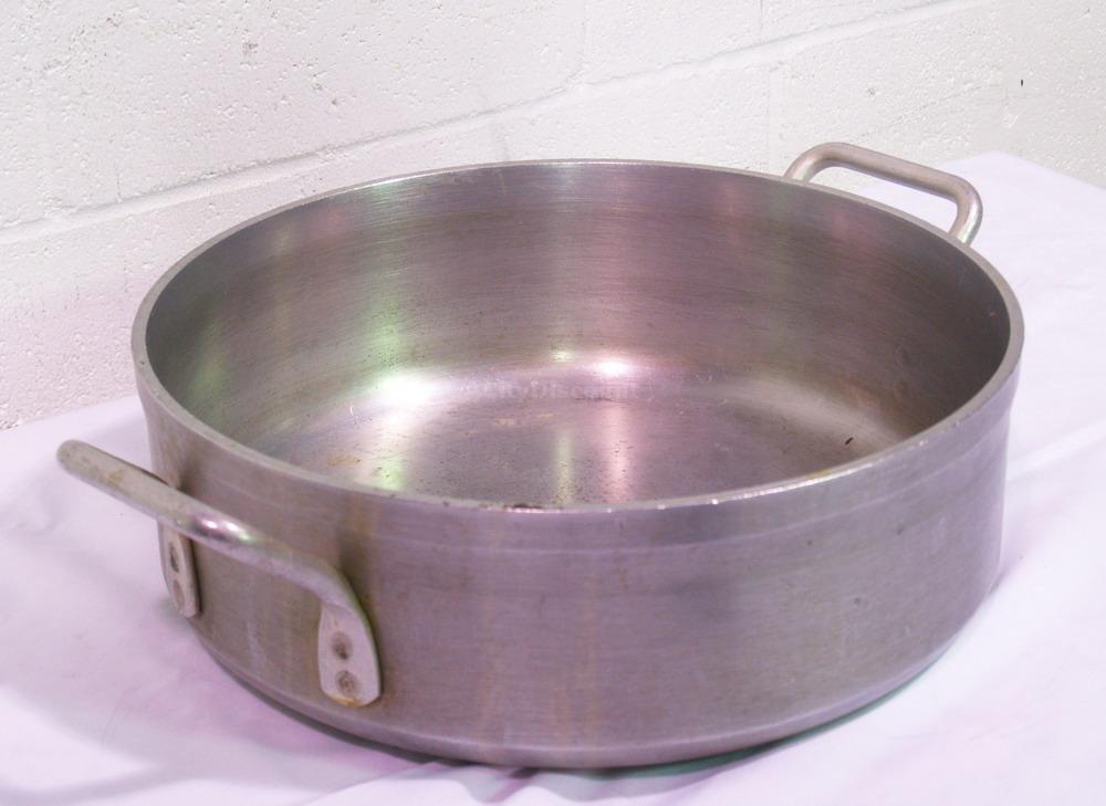 Used Lincoln Wear-Ever Cookware 4096 Aluminum Heavy Duty 18Qt Braising Pot  W Handles