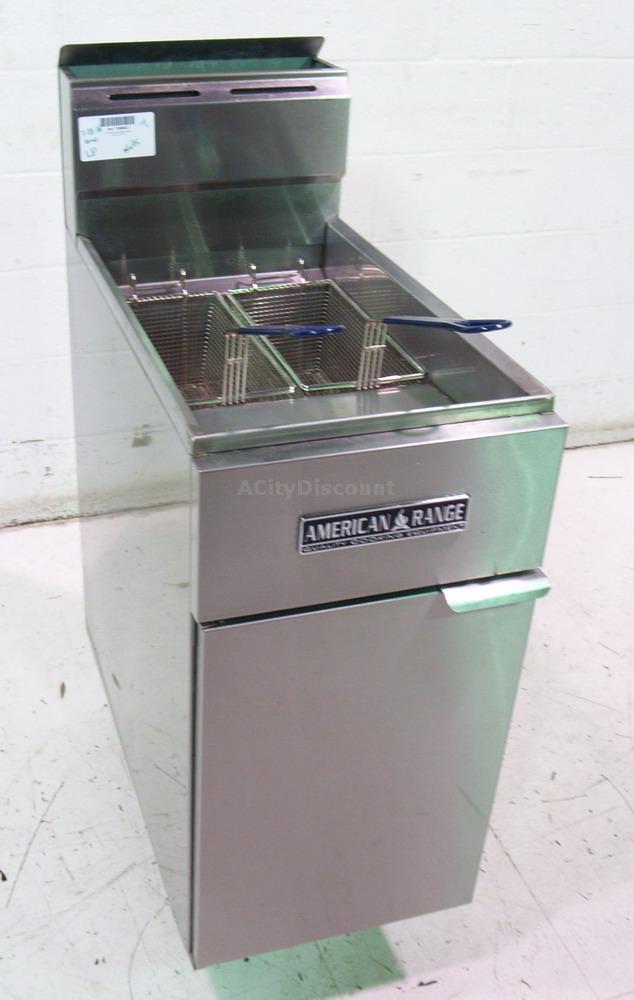 Used American Range AF45 45lb LP Gas Commercial Deep Fat Fryer NSF