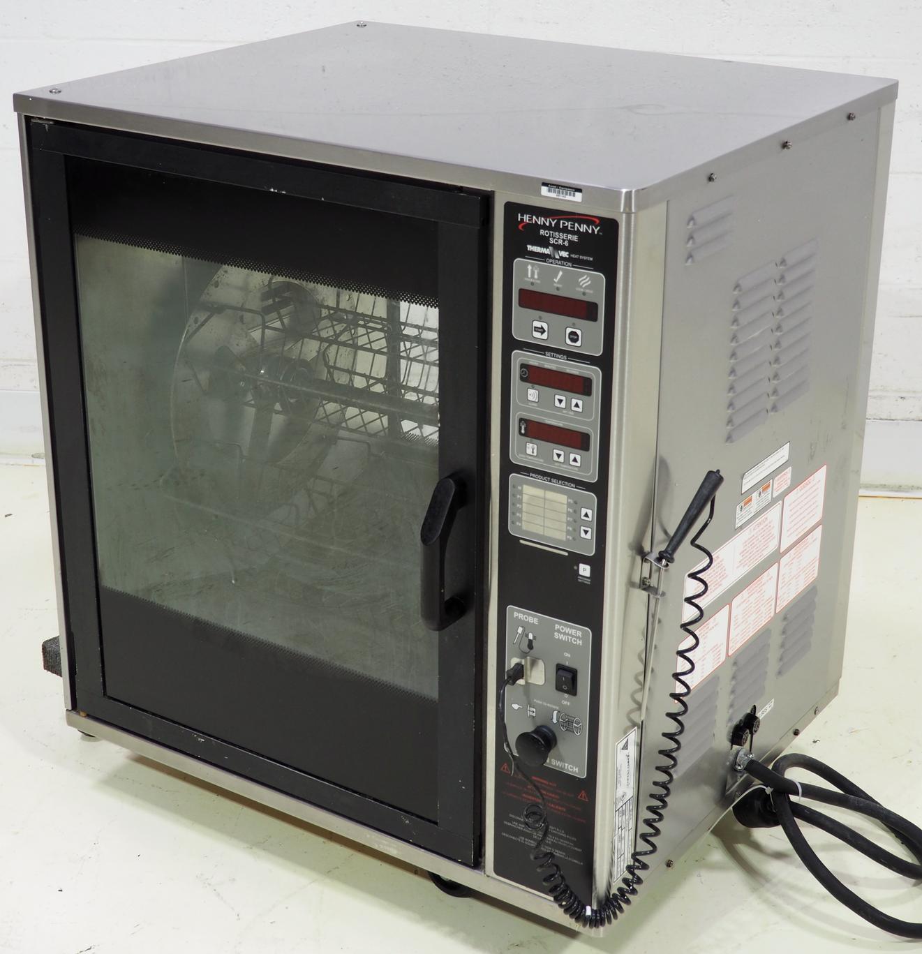 Used Henny Penny SCR6 Counter Top Commercial Electric Rotisserie Oven