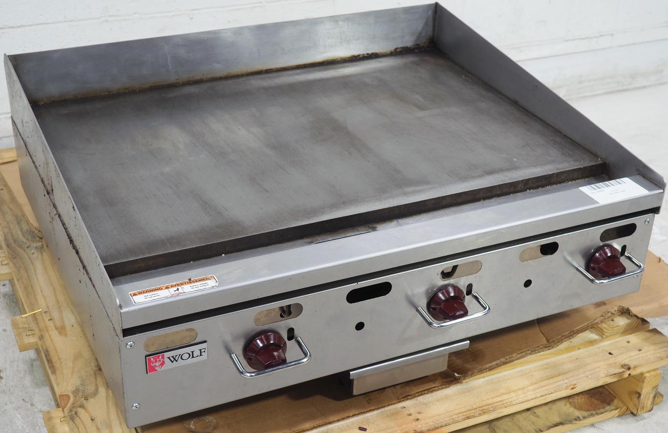 Wolf ASA36 36 Countertop Gas Griddle with Thermostatic Controls