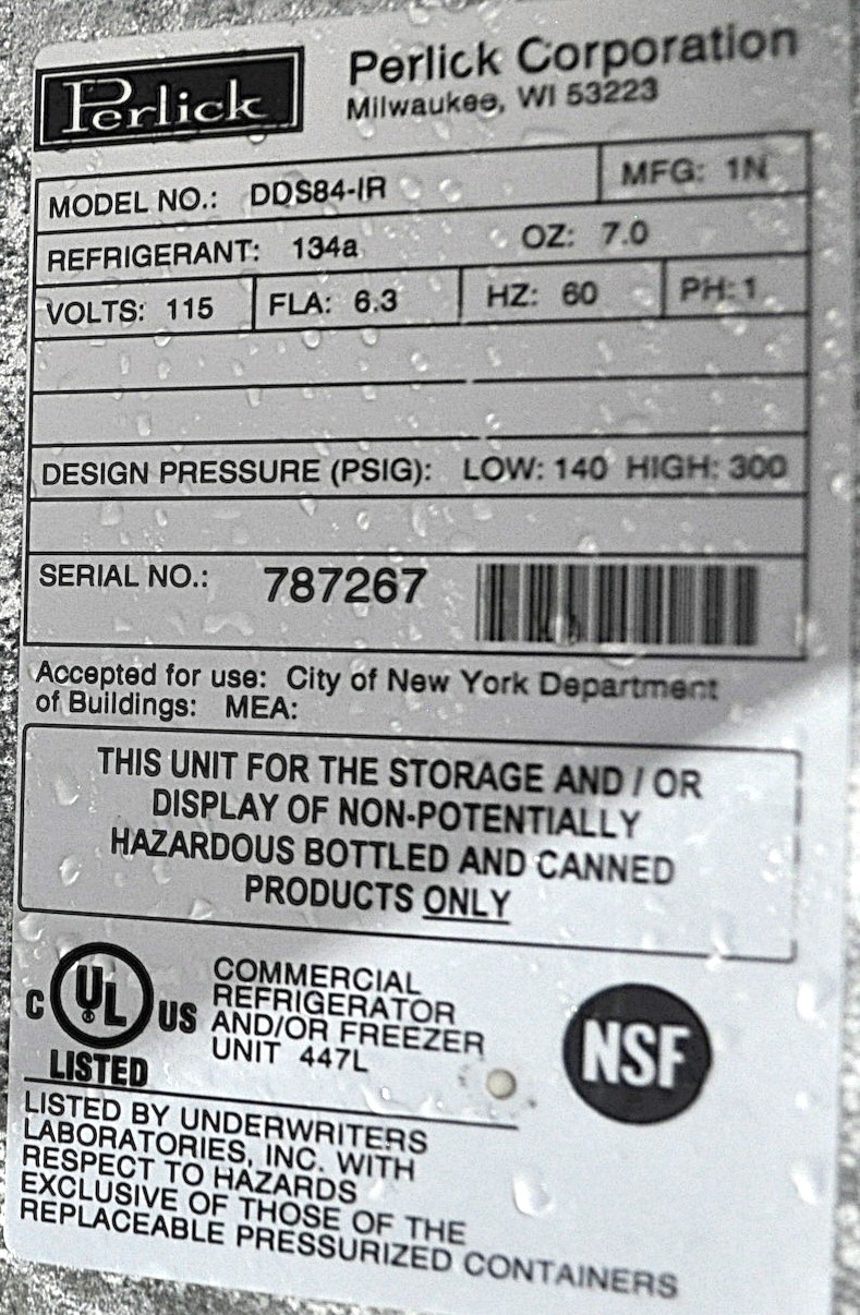 Perlick DDS84-IR - Item 253843