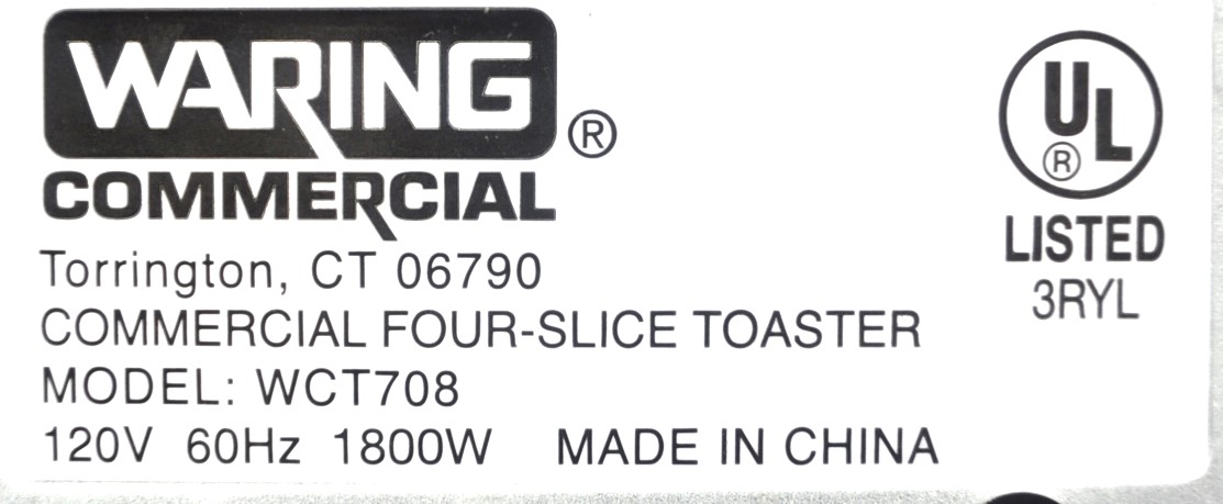 Waring WCT708 - Item 257193