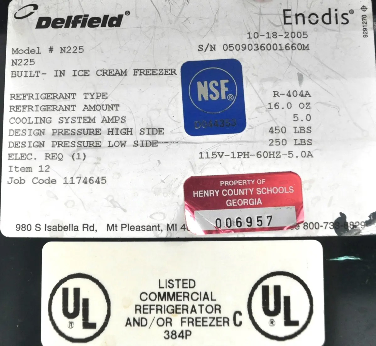 Delfield N225 - Item 261835