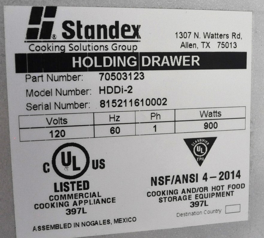 APW Wyott HDDI-2 - Item 261939