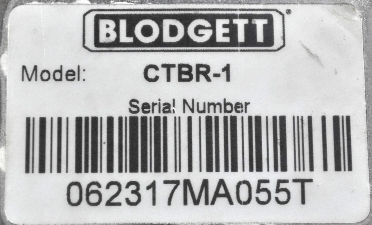 Blodgett CTBR-1 - Item 261993