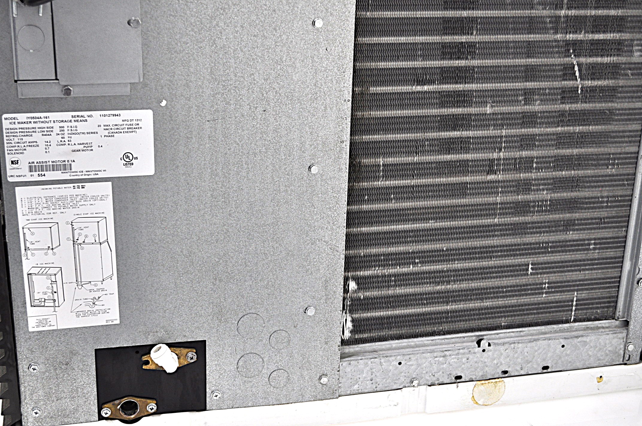 Manitowoc IY0504A-161 - Item 263018