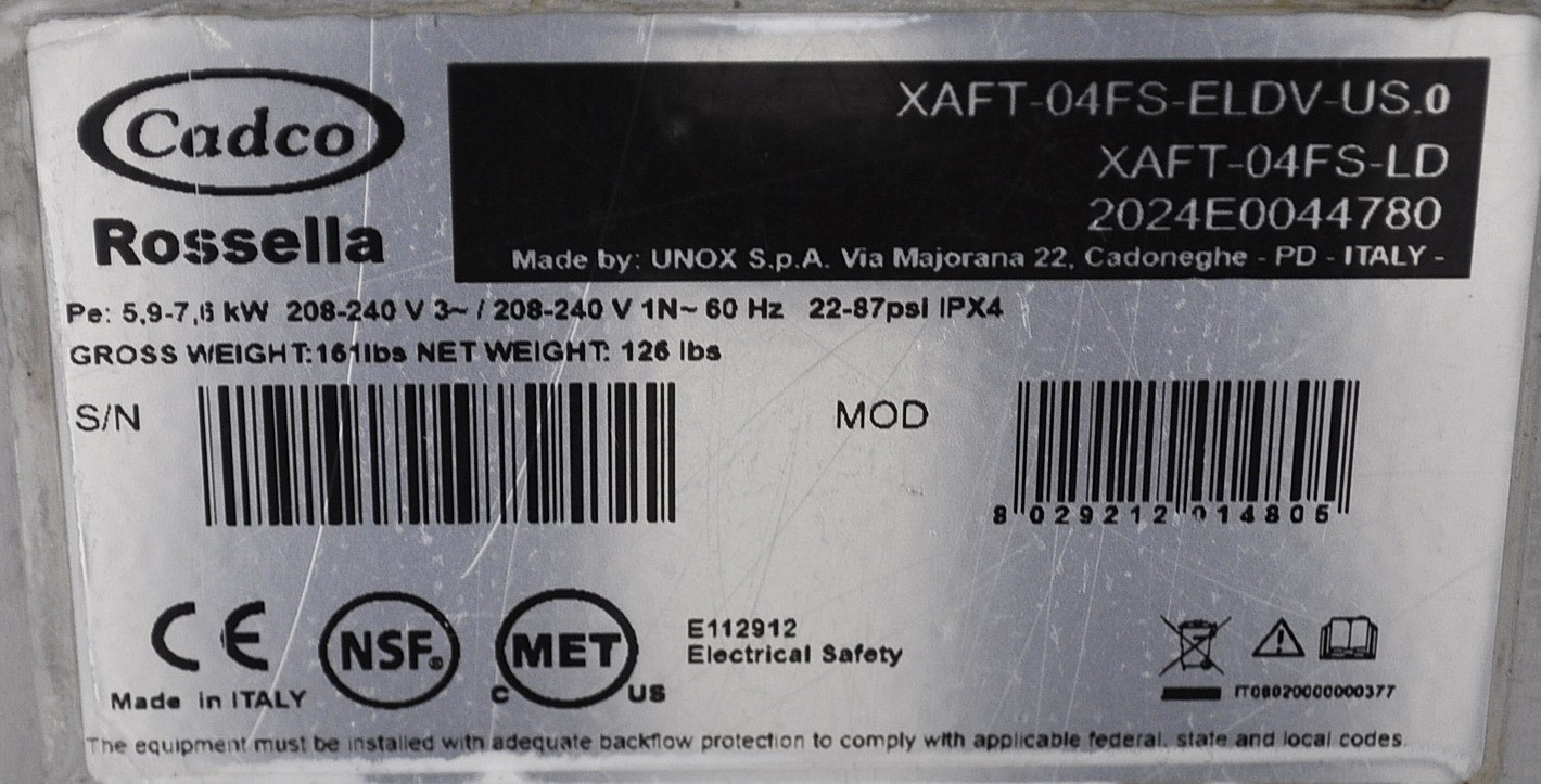 Cadco XAFT-04FS-LD - Item 264158