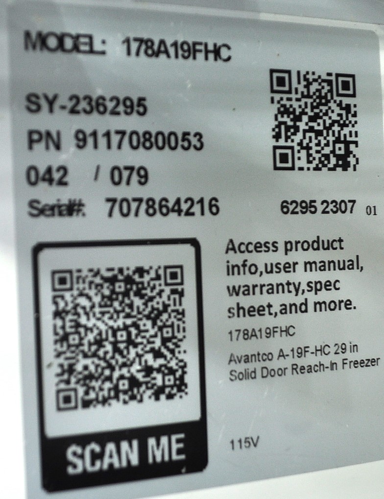 Avantco 178A19FHC - Item 264173