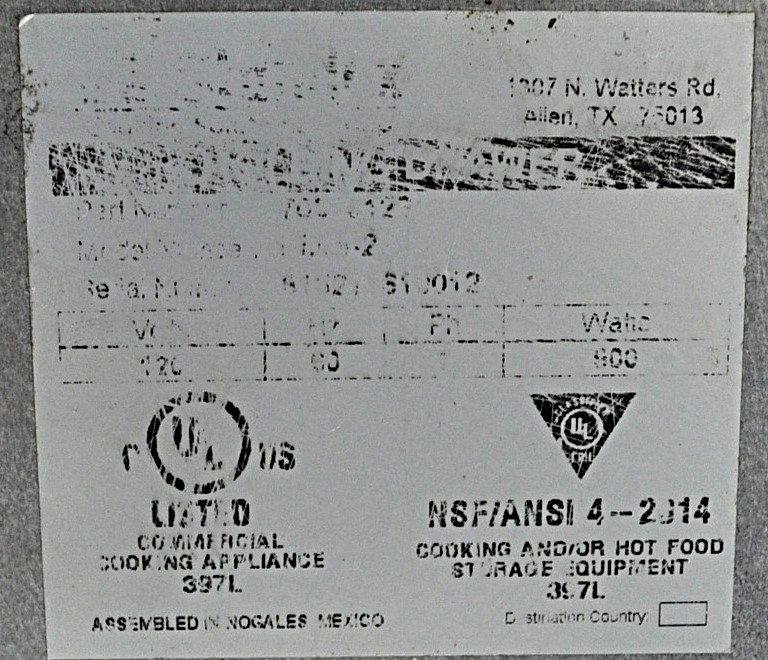 APW Wyott HDDI-2 - Item 264647