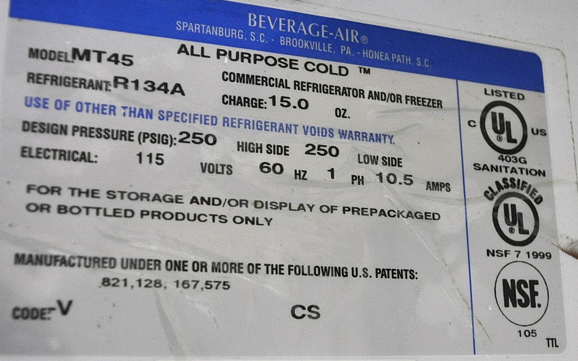 Beverage Air MT45 - Item 264927