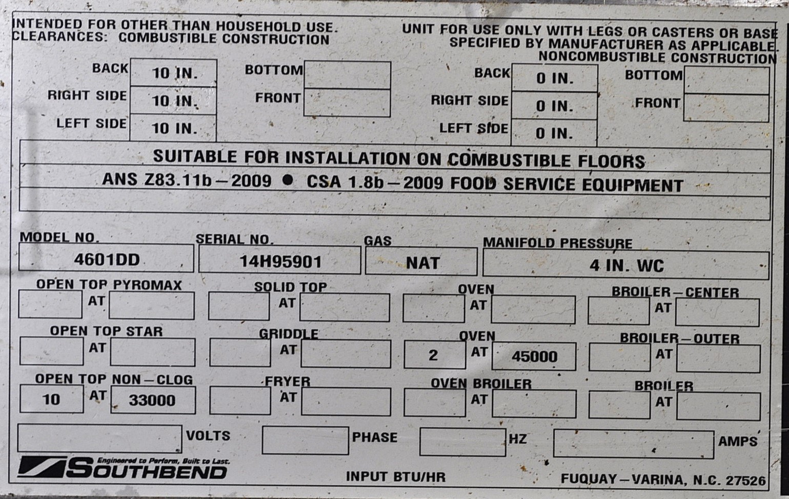 Southbend 4601DD - Item 264993