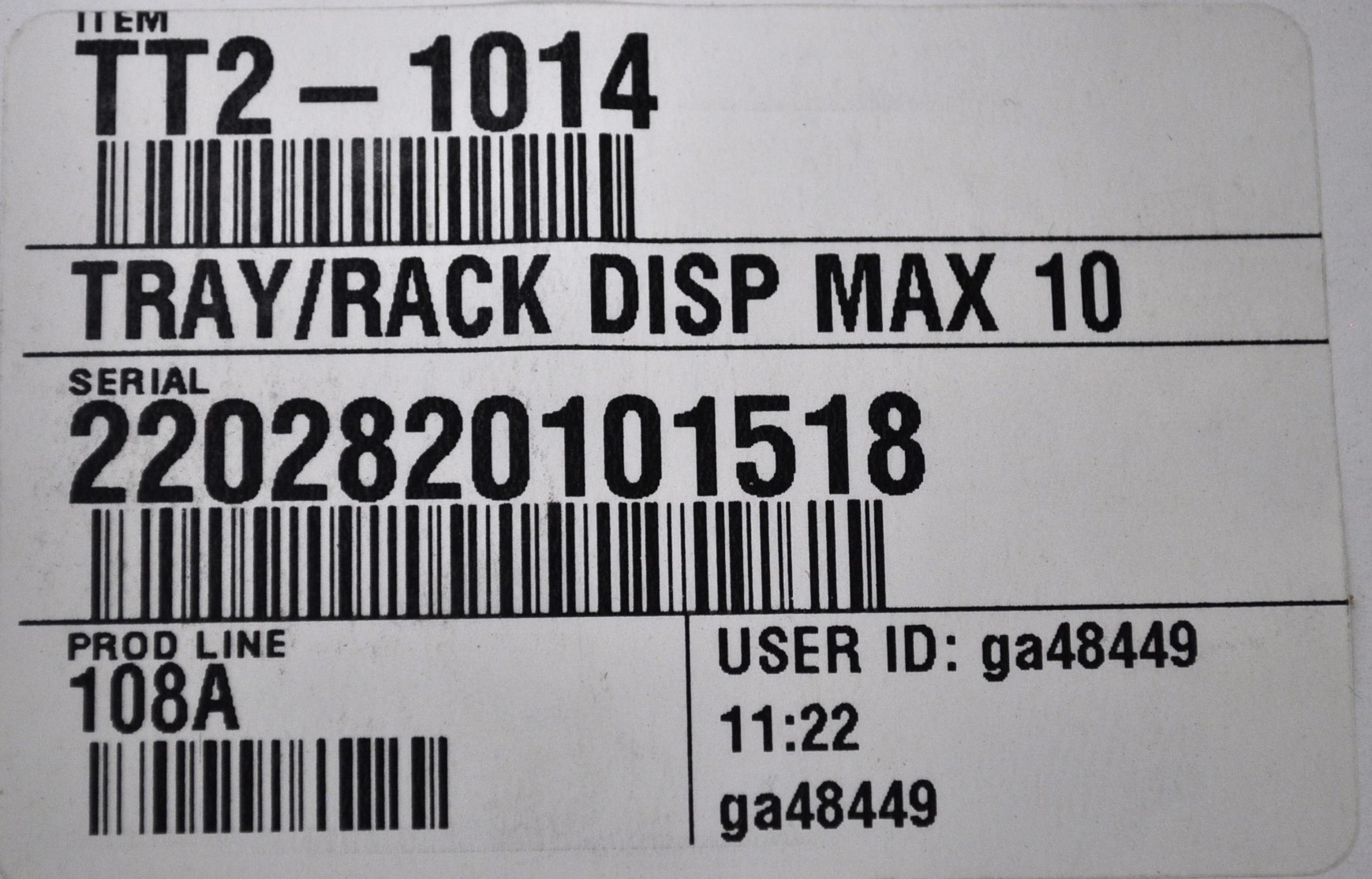 Delfield TT2-1014 - Item 265247