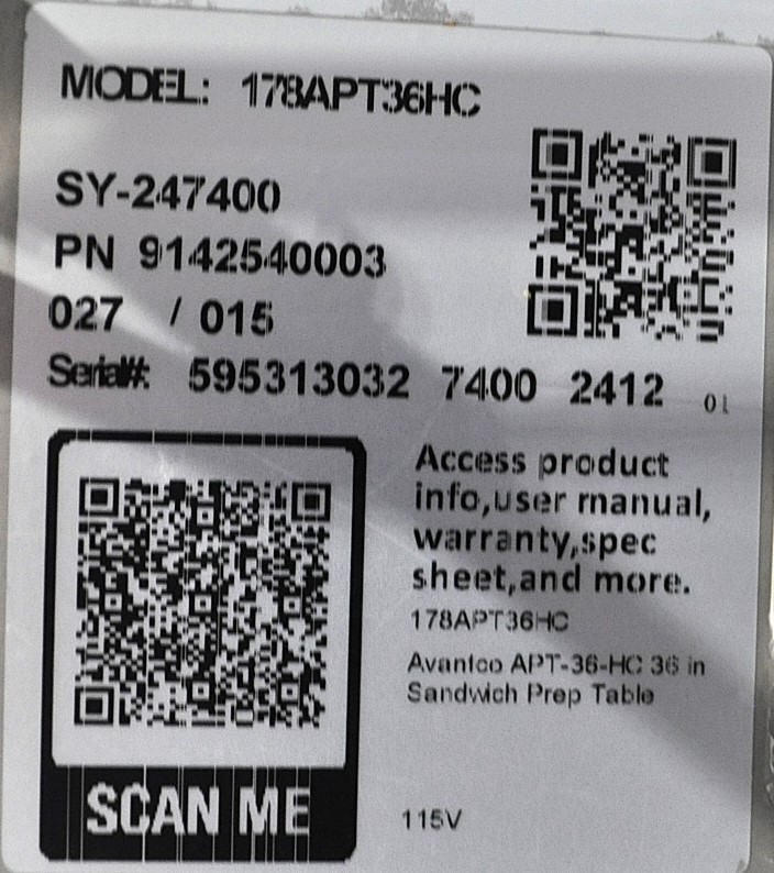 Avantco APT-36-HC - Item 265384