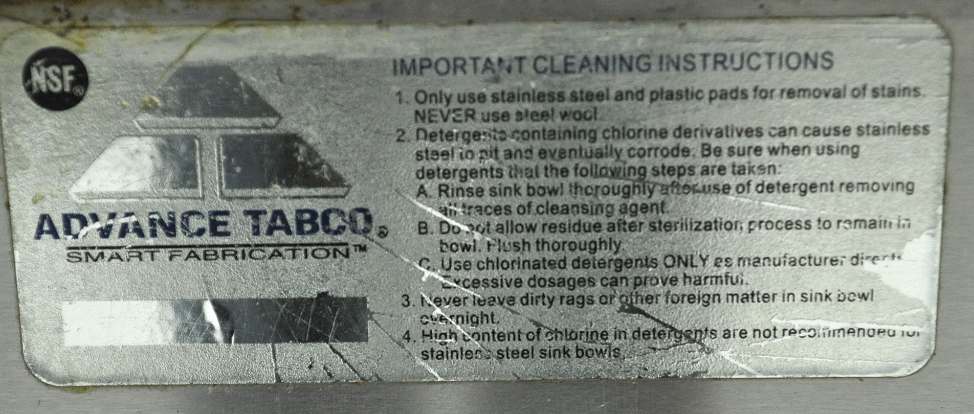 Advance Tabco SL-HS-12 - Item 265424