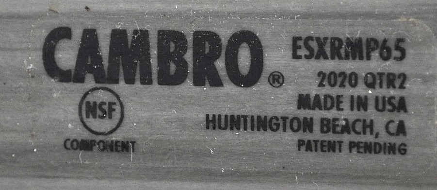 Cambro ESXRMP65 - Item 265680