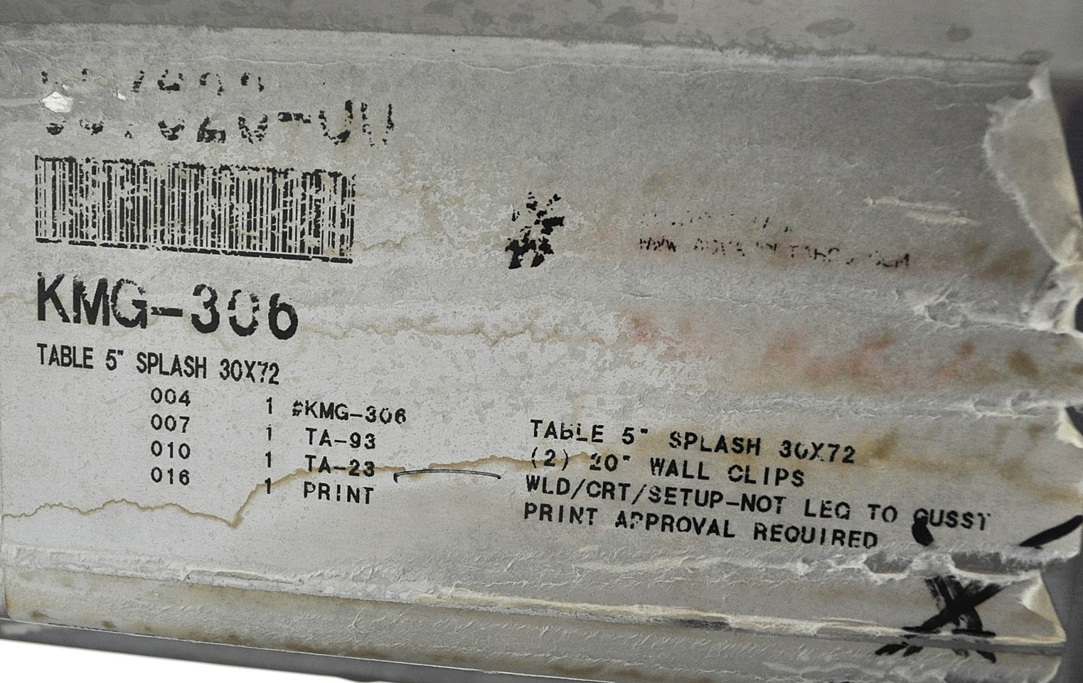 Advance Tabco KMG-306 - Item 265688