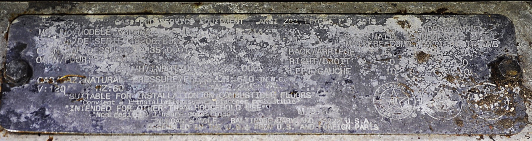 Vulcan V6B36C - Item 266239