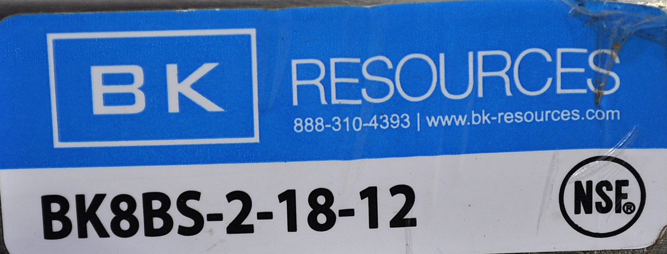 BK Resources BK8BS-2-18-12 - Item 266317