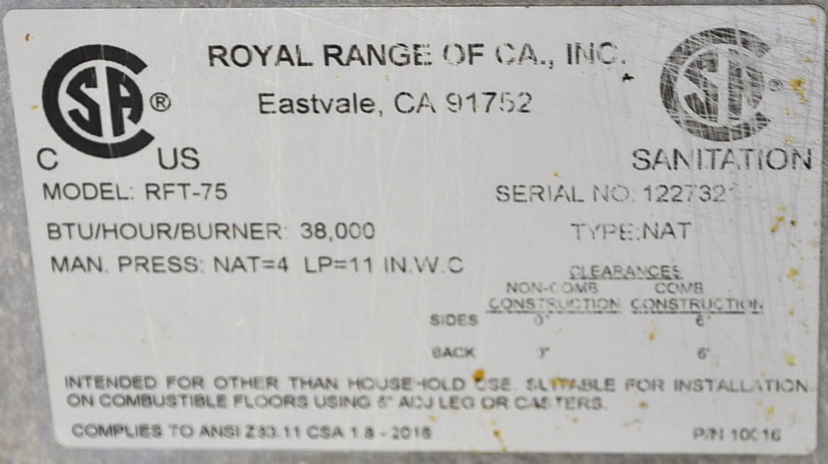 Royal RFT-75 - Item 266395