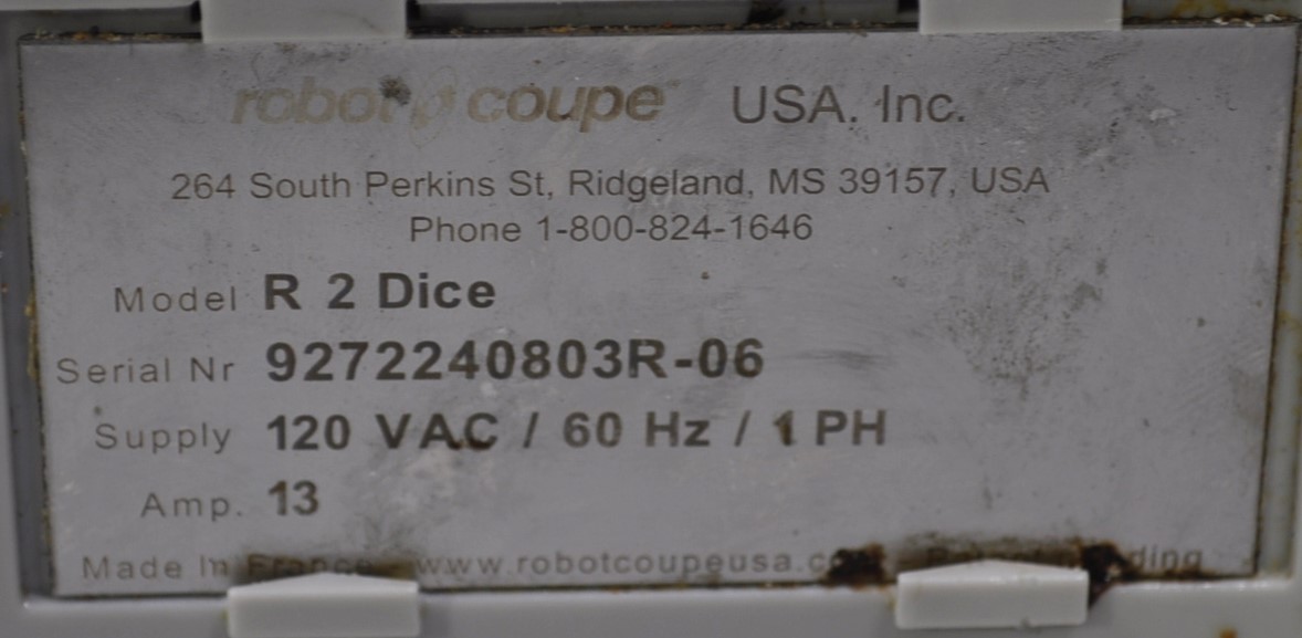 Robot Coupe R 2 DICE - Item 266425