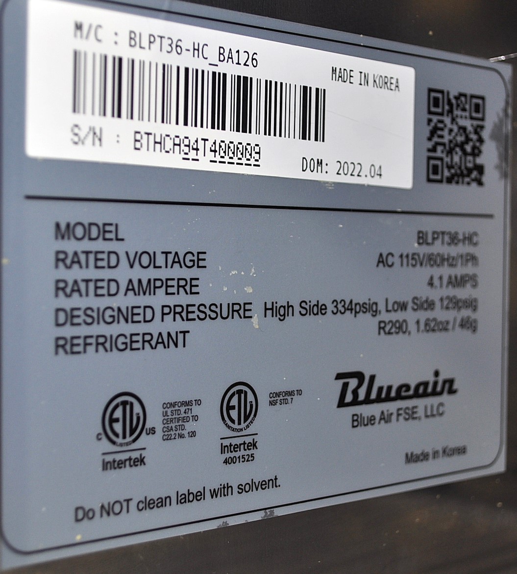 Blue Air BLPT36-HC - Item 267072