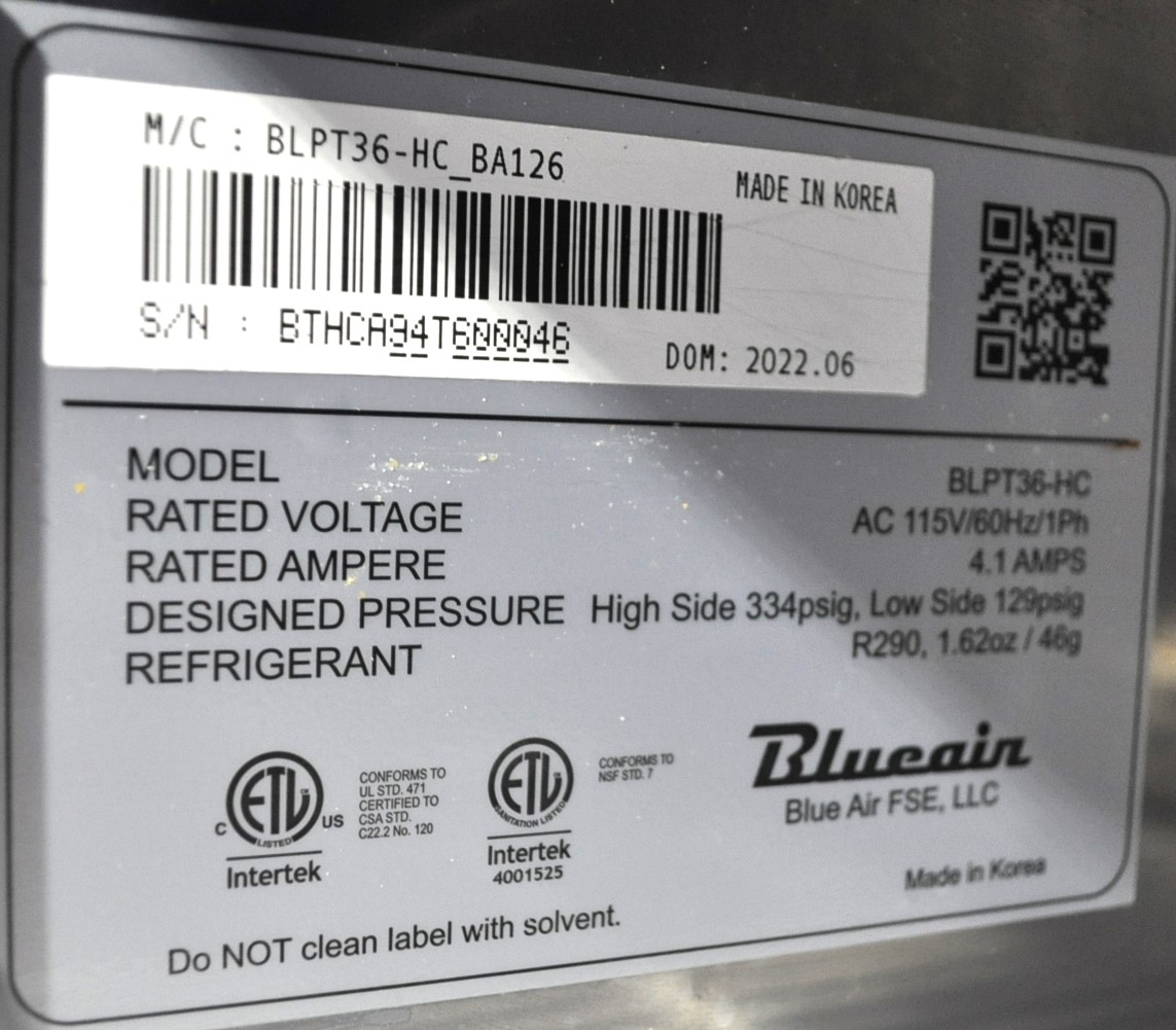 Blue Air BLPT36-HC - Item 267080