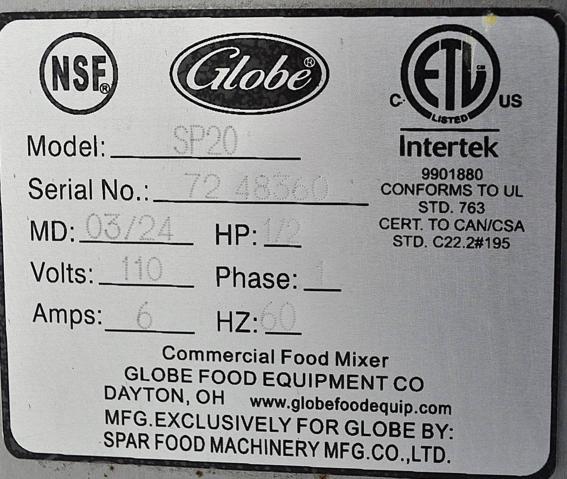 Globe SP20 - Item 267274