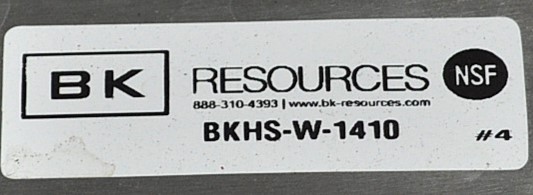 BK Resources BKHS-W-1410 - Item 267286