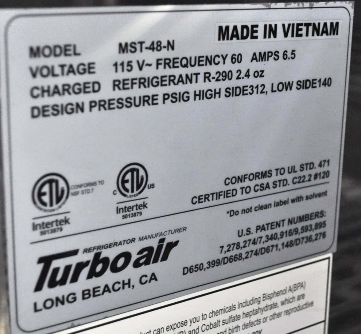 Turbo Air MST-48-N - Item 268123