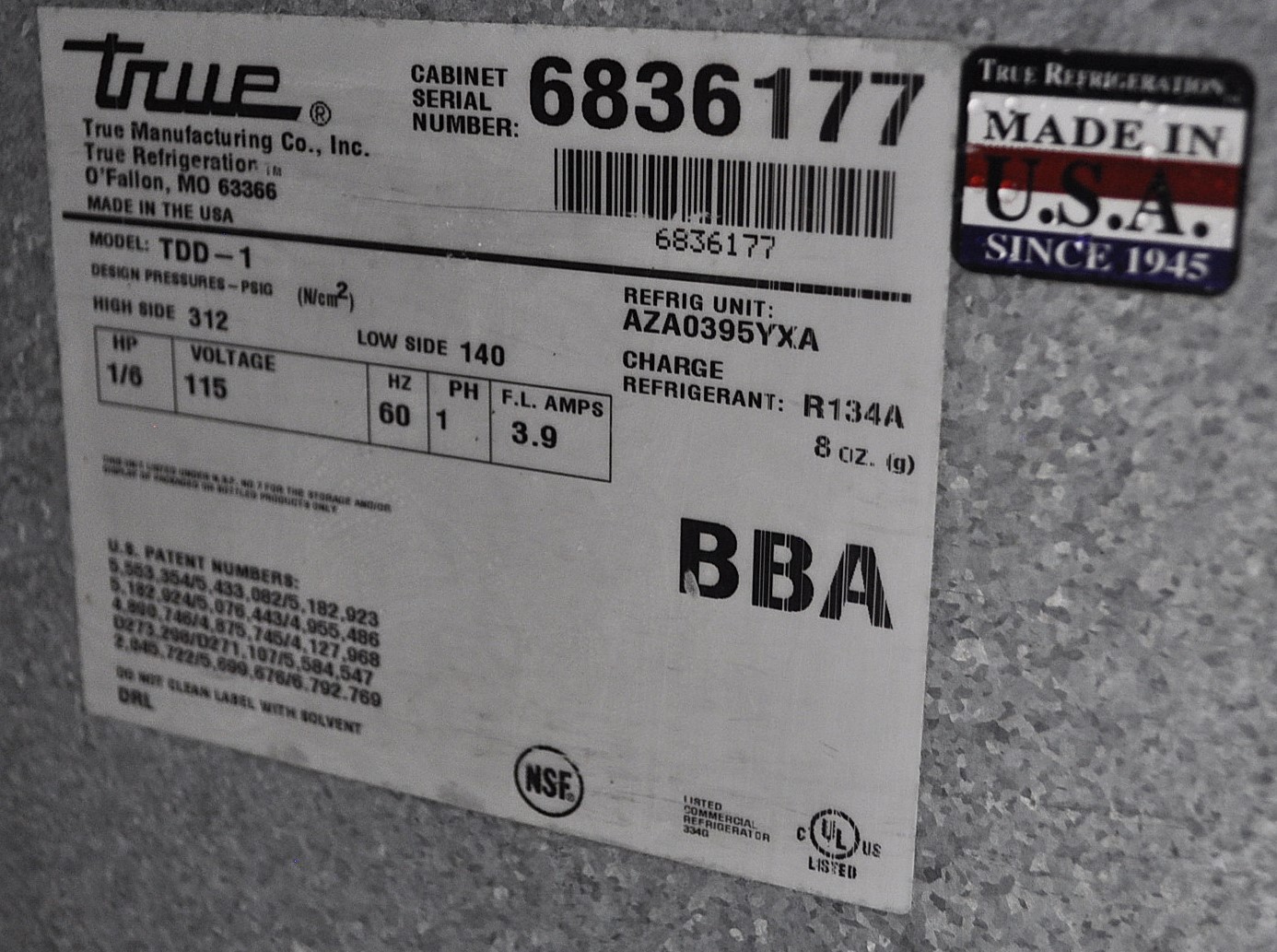 True TDD-1 - Item 268906