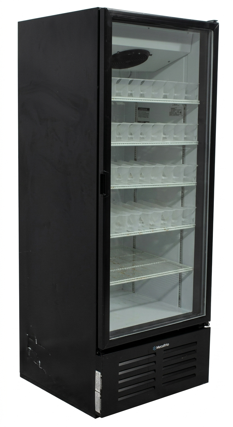 316 OFFICIAL SHOP様②⑦ Used Metalfrio NG26CHC Single Door Glass Merchandiser 22.2 CuFt