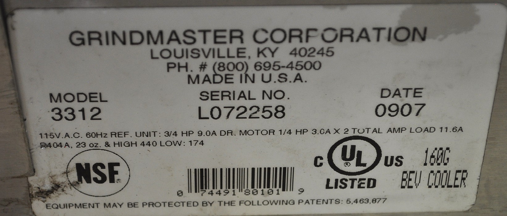 Crathco 3312 - Item 274676