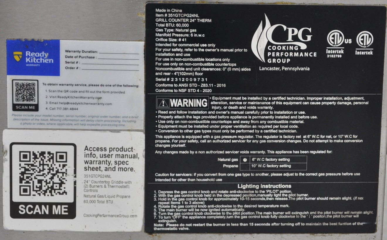 CPG CPG 24 NL - Item 275149