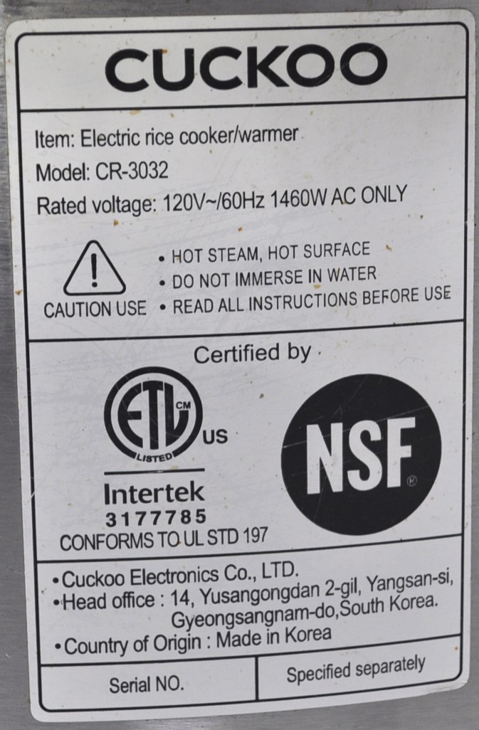 CR 3032 - Item 275202