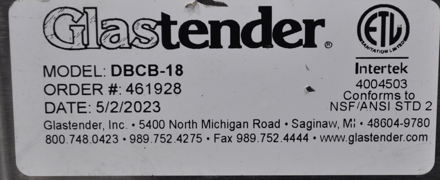 Glas Tender DBCB-18 - Item 275375