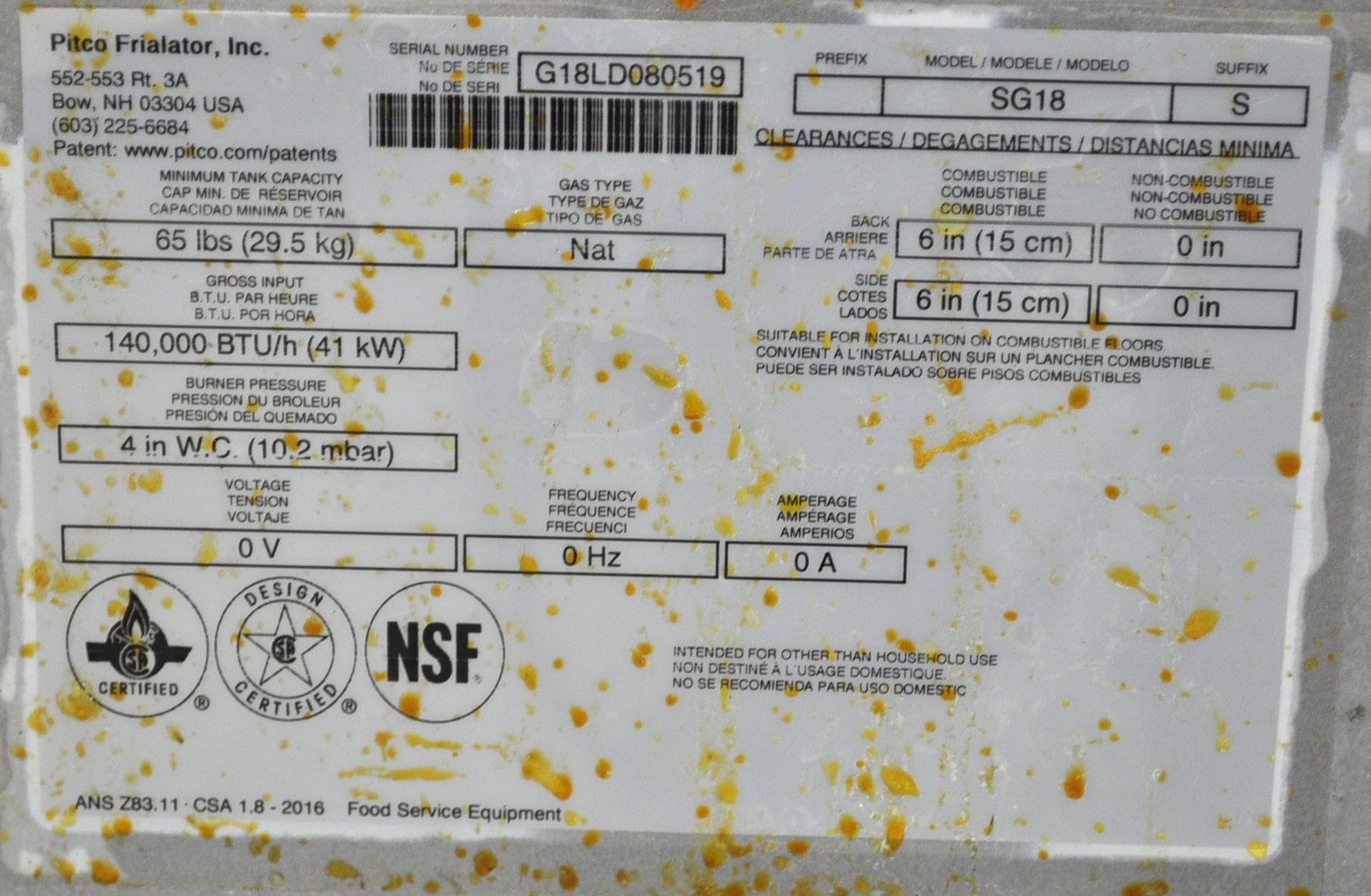 Pitco SG18 S - Item 275472