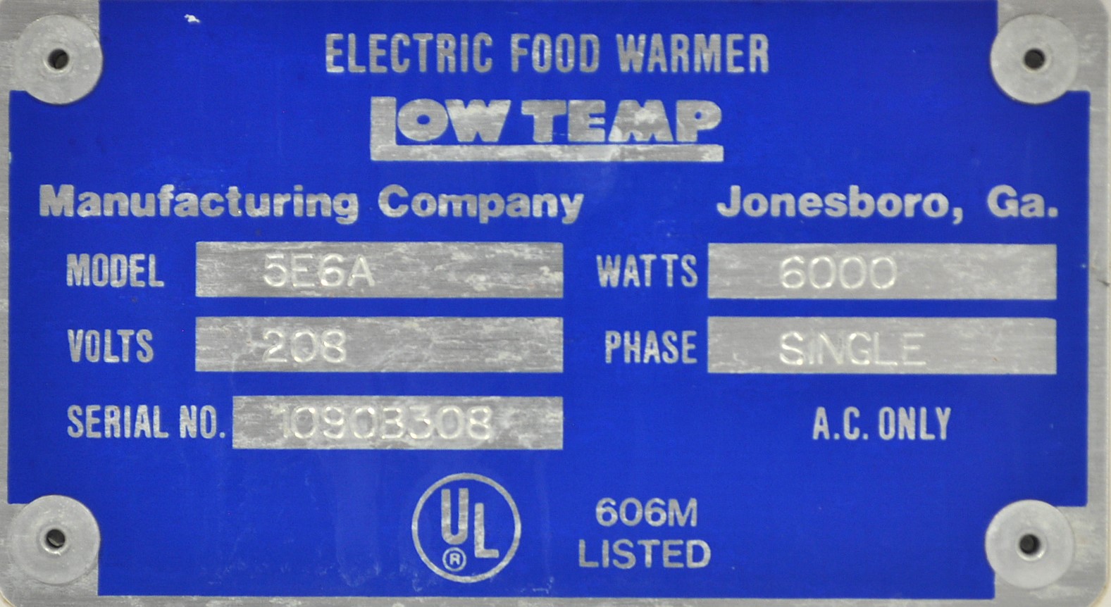 Low Temp 5E6-CPA - Item 280140