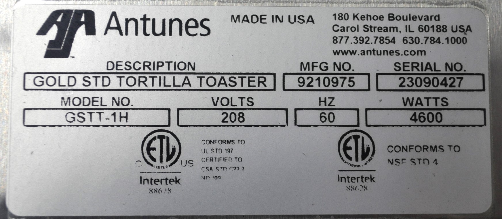 GSTT-1H - Item 280359