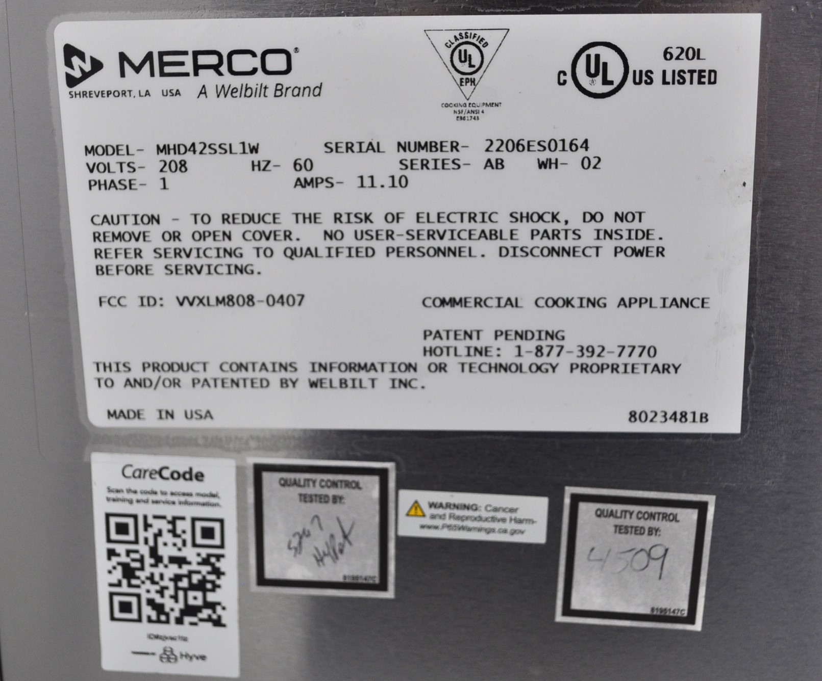 Merco-Savory MHD42 - Item 280361
