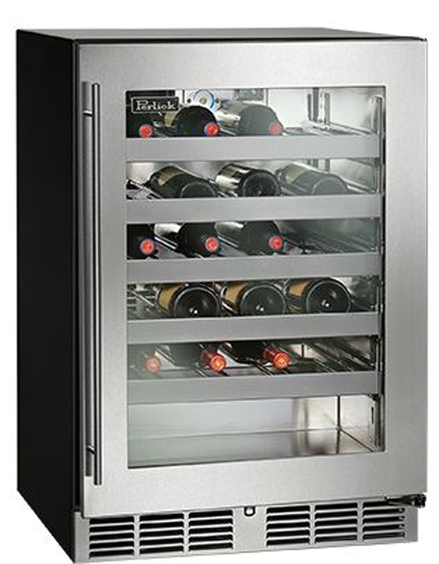 Perlick Residential PRHC24WB3* 24" Wine Cooler with Stainless Steel Glass Door