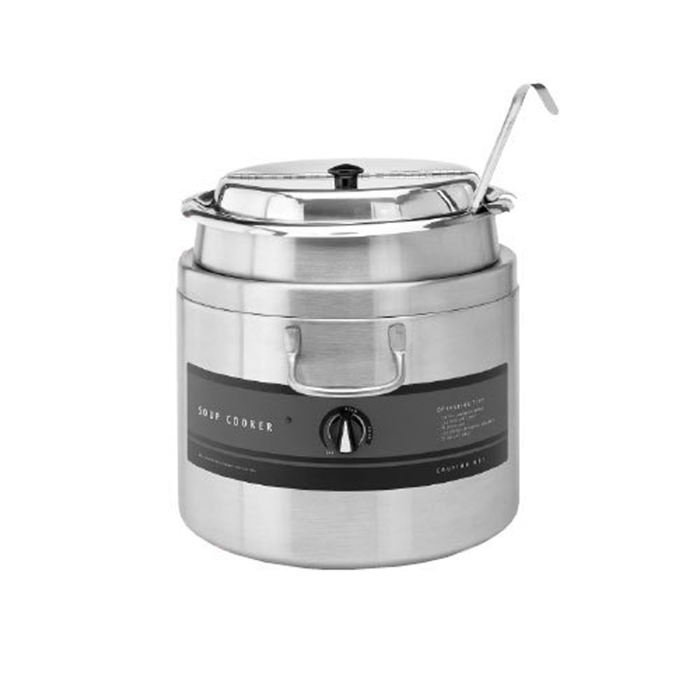 Vollrath 72021 11 Qt. Round Heat 'n Serve Commercial Soup Warmer - 120V,  800W