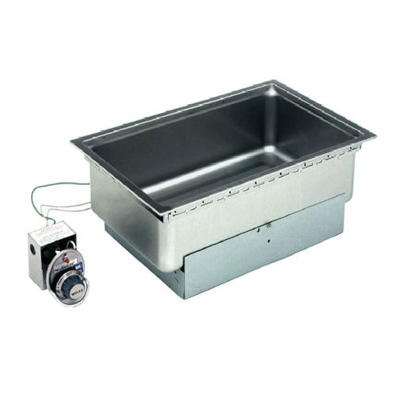 Wells SS-206TD Built-In 12 x 20 Hot Food Well w/ Thermo. Control & Drain