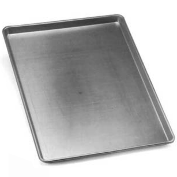 Advance Tabco 18-8A-13 1/2 Half Size Bun / Sheet Pan - 13 x 18 x 1, 18  gauge Aluminum