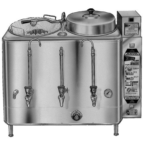 Bunn 20500.0000 Twin 3 Gallon Automatic Electric Coffee Urn 120/208v/60/1-ph