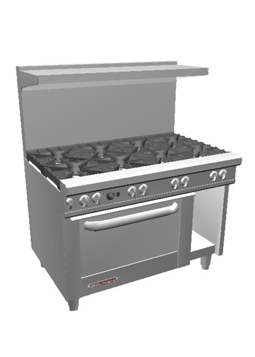 Southbend S48DC 48" SSeries Range w/ 8 Burners & Standard Oven