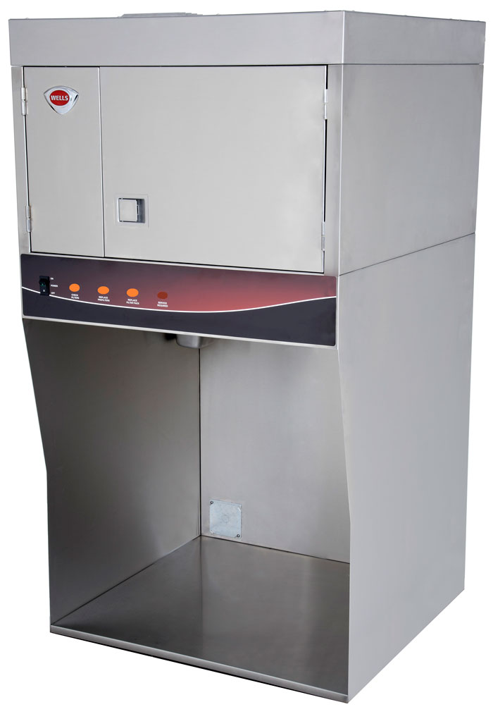 Wells WVU31CT Universal Countertop Ventless Exhaust Hood Stainless Steel