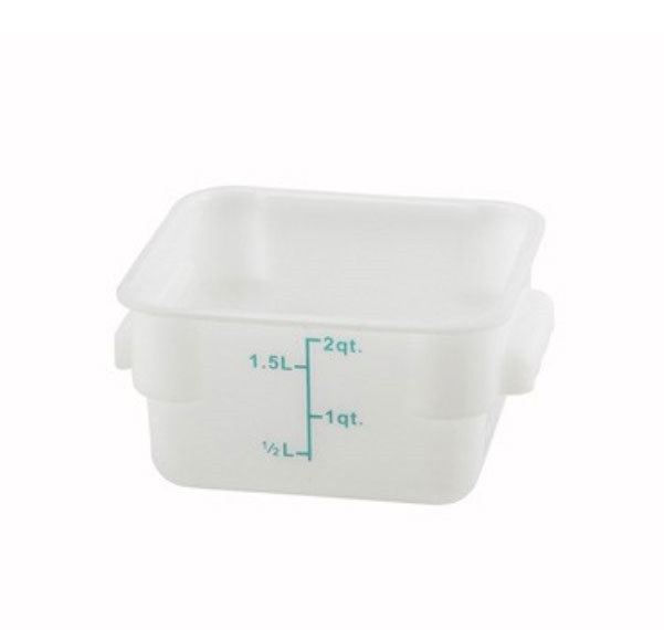 Thunder PLSFT004PP Food Storage Container, 4 Quart, Square